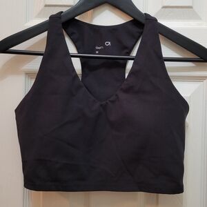 GAP Women's Black Racerback Sports Bra - Medium Support